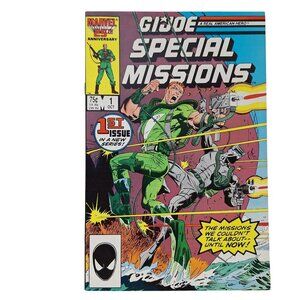 Marvel G.I. Joe Special Missions #1 1986 Comic Book Collector Bagged Boarded